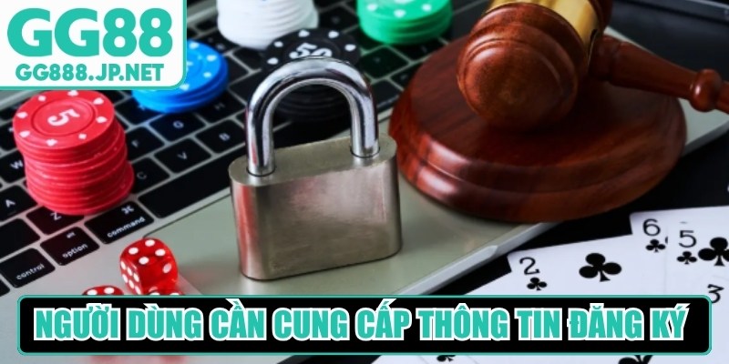 Người dùng cần phải cung cấp thông tin đăng ký chính xác, đầy đủ 